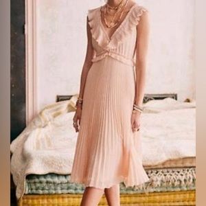 Sezane Rachelle Dress Rosy Beige size FR 34/ US 2